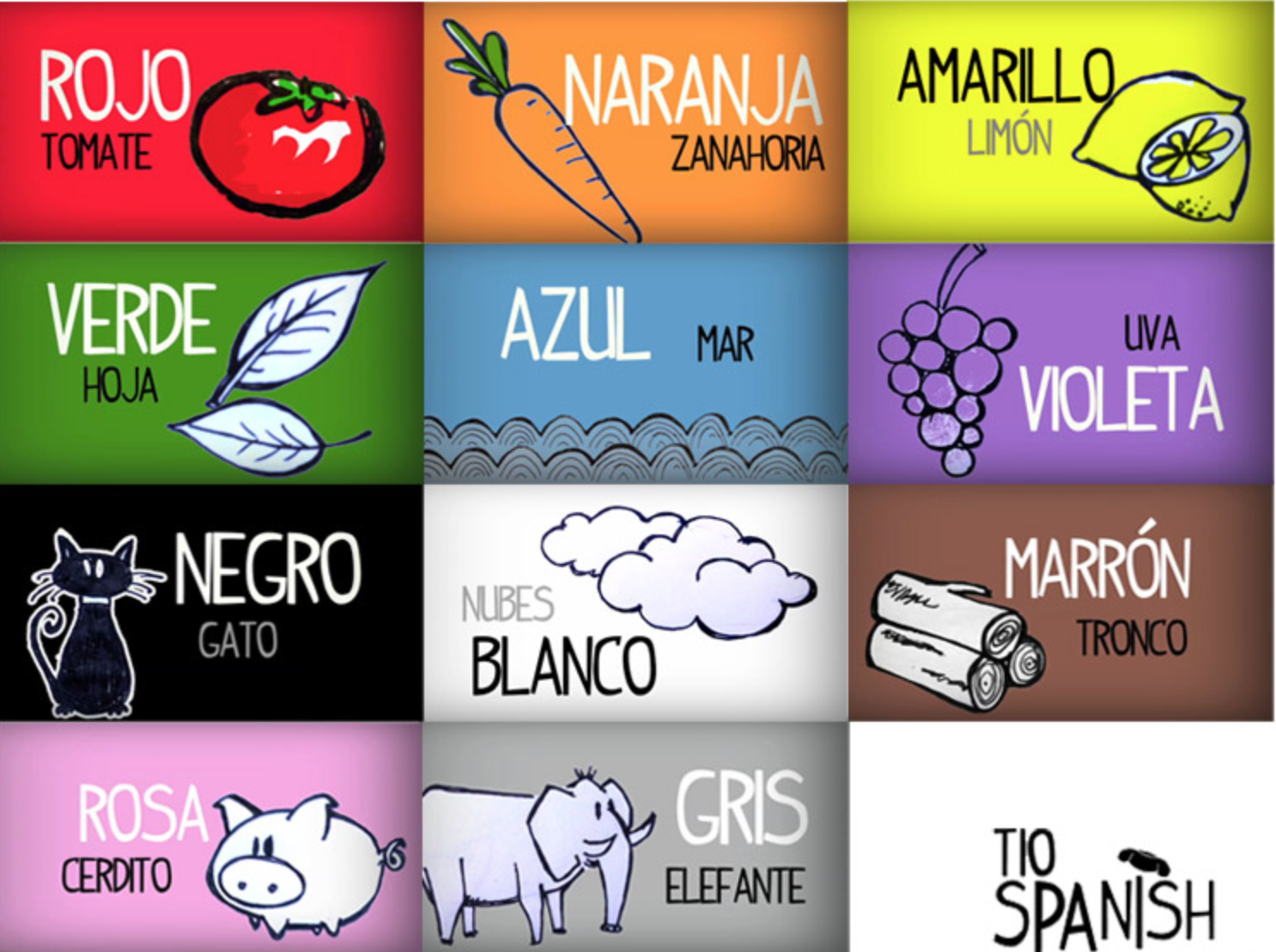 Con que color se hace el marron Con que color se hace el marron