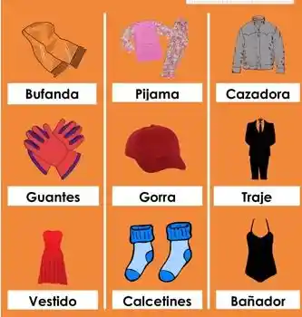 İspanyolca A2 Giysiler